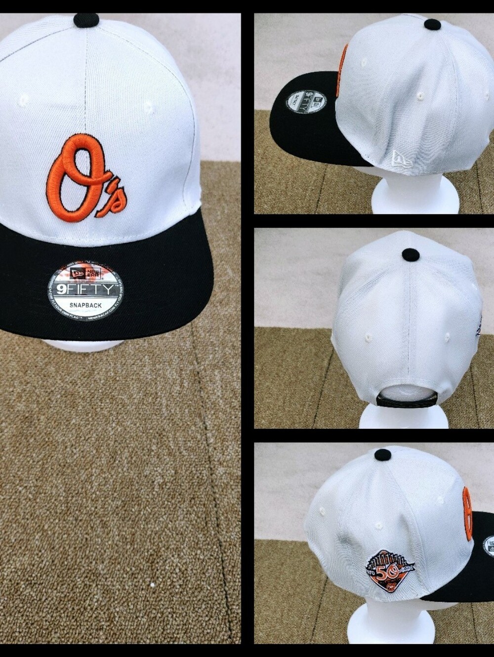 BALTIMORE ORIOLES MLB BASEBALL SNAPBACK HAT.